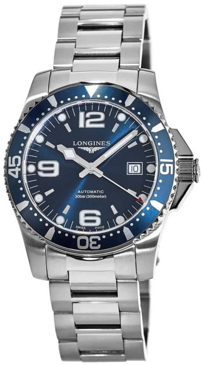 Longines Herrklocka L3.742.4.96.6 Hydroconquest Blå/Stål Ø41 mm - Longines