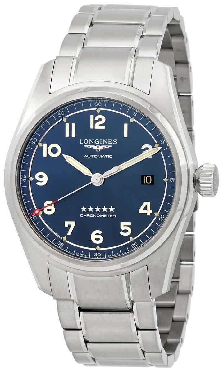 Longines Herrklocka L3.810.4.93.6 Spirit Blå/Stål Ø40 mm - Longines