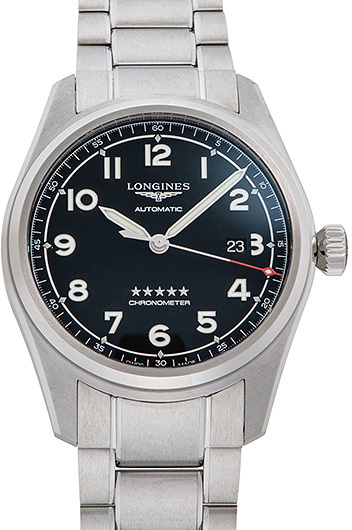 Longines Herrklocka L3.811.4.53.9 Spirit Prestige Svart/Stål Ø42 mm - Longines
