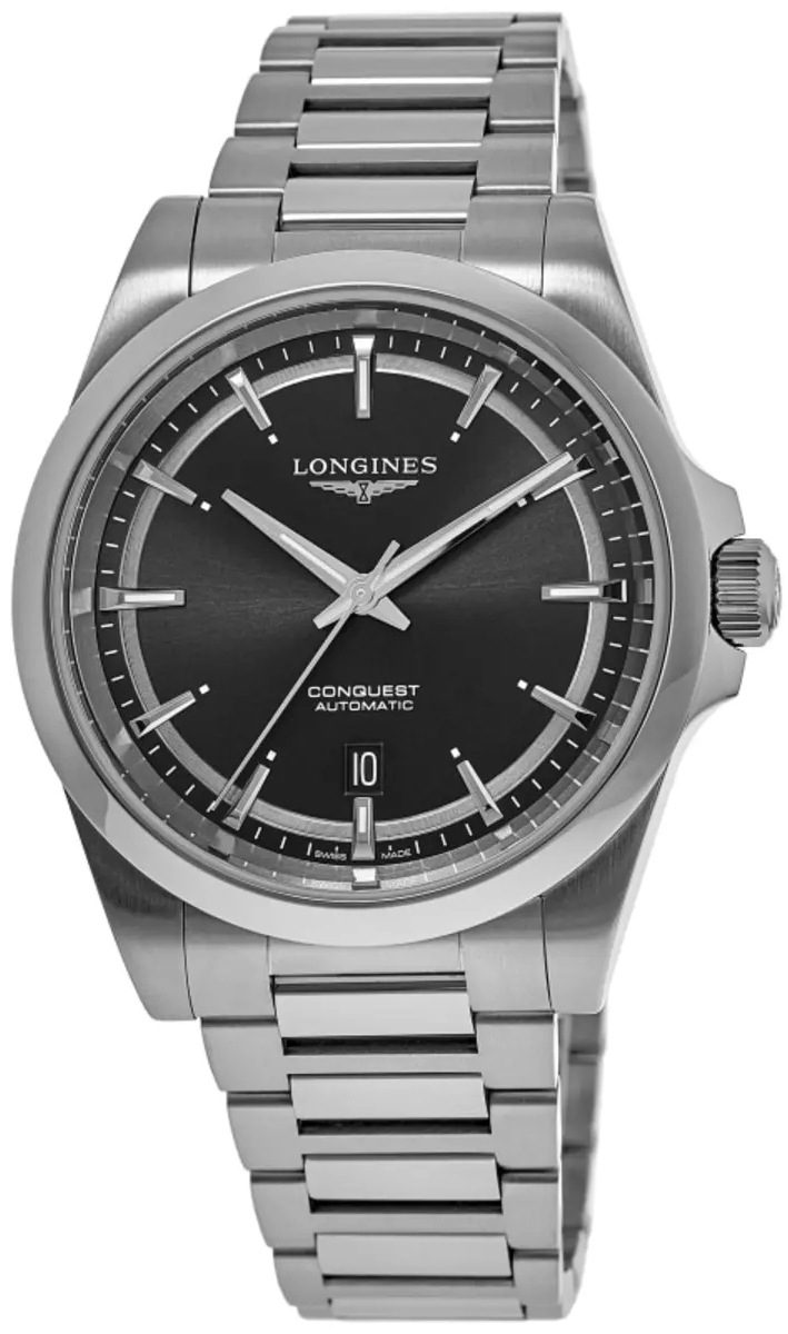 Longines Herrklocka L3.830.4.52.6 Conquest Svart/Stål Ø41 mm - Longines