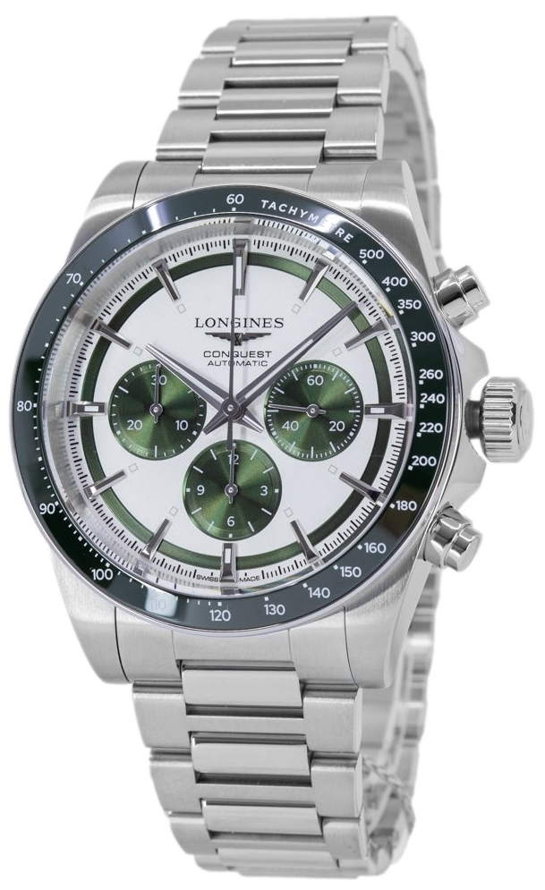 Longines Herrklocka L3.835.4.02.6 Conquest Silverfärgad/Stål Ø42 mm - Longines