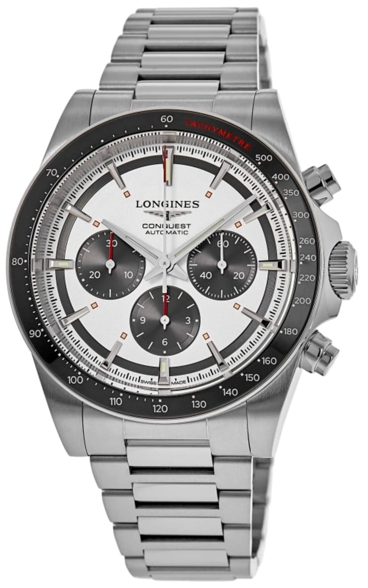 Longines Herrklocka L3.835.4.72.6 Conquest Silverfärgad/Stål Ø42 mm - Longines