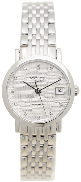 Longines Damklocka L4.309.4.77.6 Elegant Silverfärgad/Stål Ø25.5 mm - Longines