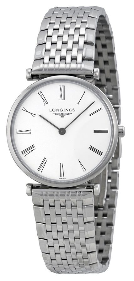 Longines Damklocka L4.512.4.11.6 Grande Classique Vit/Stål Ø29 mm - Longines