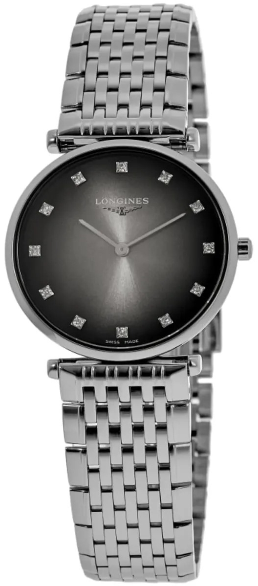 Longines Damklocka L4.512.4.77.6 La Grande Classique De Grå/Stål - Longines