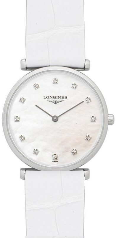 Longines Damklocka L4.512.4.87.0 La Grande Classique De Vit/Läder - Longines