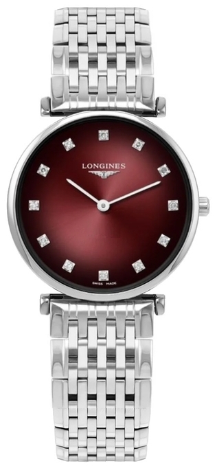 Longines Damklocka L4.512.4.91.6 La Grande Classique De Röd/Stål - Longines