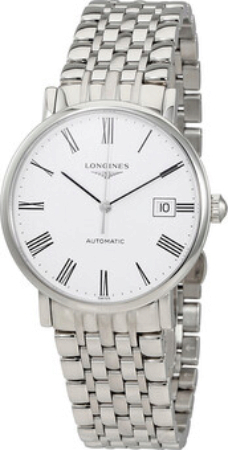 Longines Herrklocka L4.810.4.11.6 Elegant Vit/Stål Ø37 mm - Longines