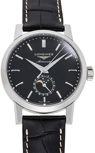 Longines Herrklocka L4.826.4.52.0 The 1832 Svart/Läder Ø40 mm - Longines