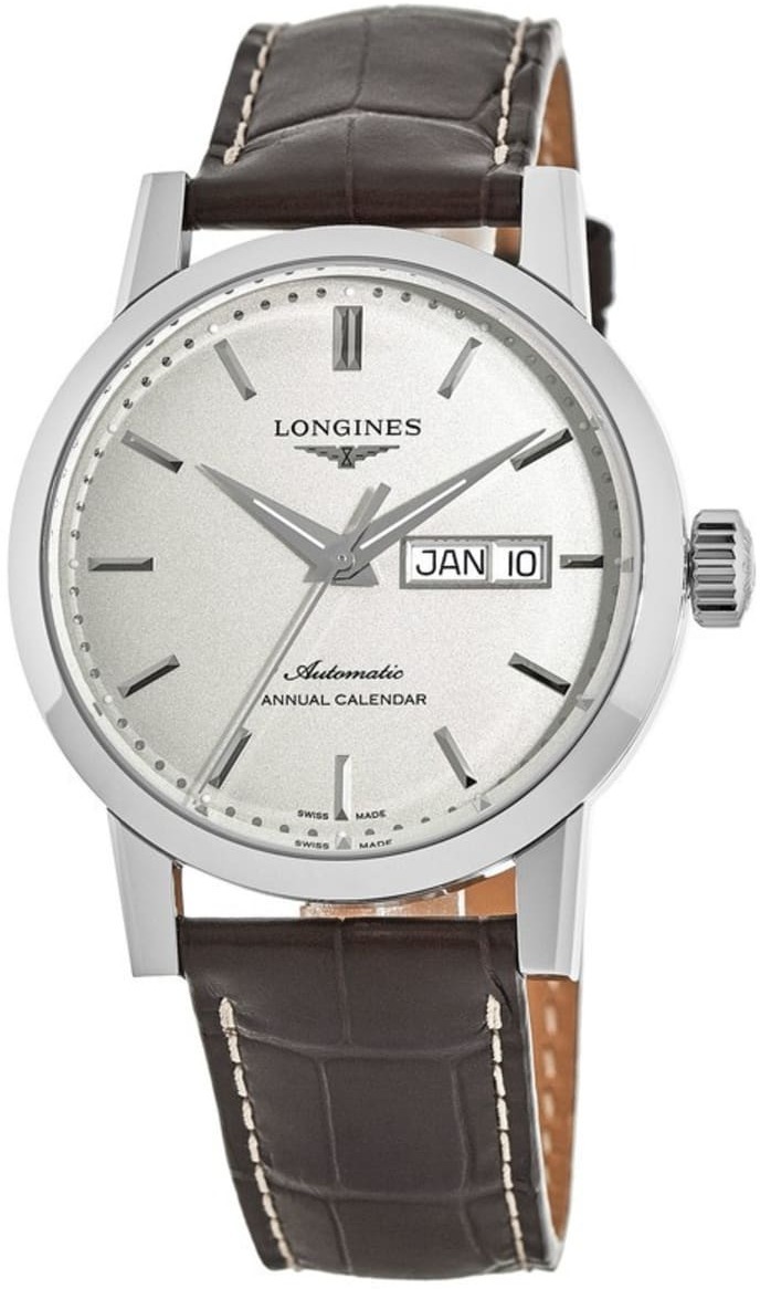 Longines Herrklocka L4.827.4.92.2 Heritage 1832 Beige/Läder Ø40 mm - Longines