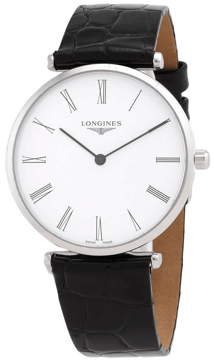 Longines Damklocka L4.866.4.11.2 La Grande Classique De Vit/Läder - Longines