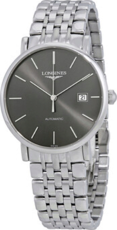 Longines Herrklocka L4.910.4.72.6 Elegant Grå/Stål Ø39 mm - Longines