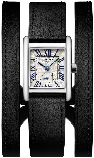 Longines Damklocka L5.200.4.71.0 Mini Dolcevita Vit/Läder - Longines