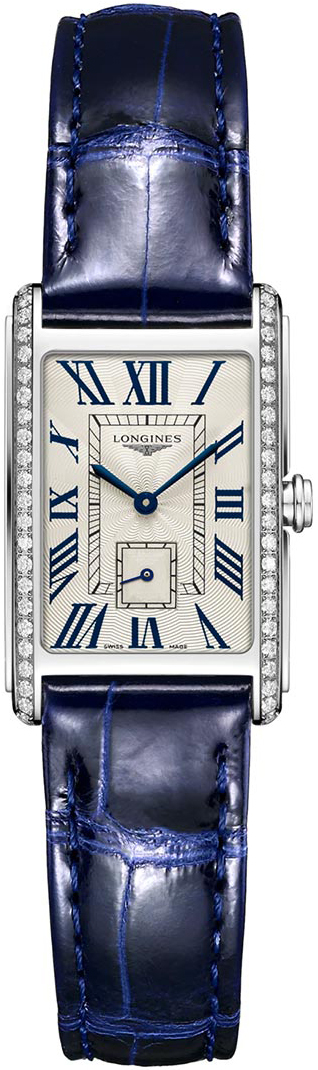 Longines Damklocka L5.255.0.71.7 Dolcevita Silverfärgad/Läder - Longines