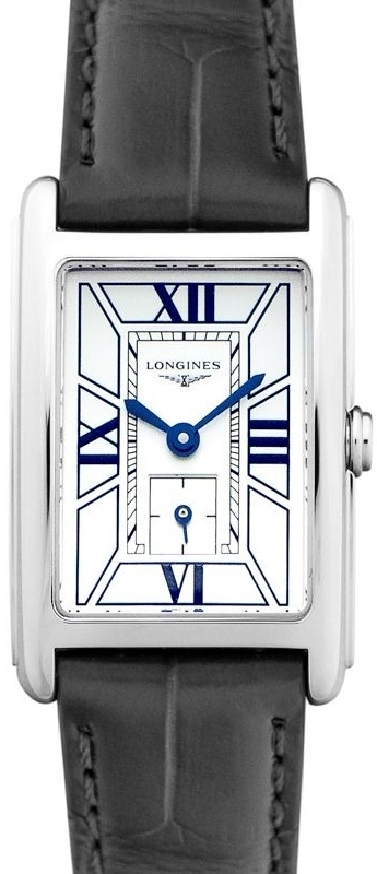 Longines Damklocka L5.255.4.75.2 Dolcevita Vit/Läder - Longines