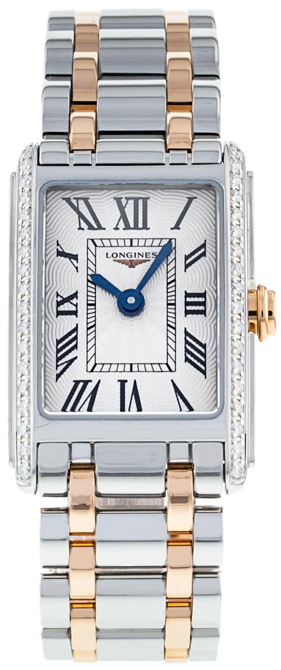 Longines Damklocka L5.258.5.79.7 DolceVita Beige/18 karat roséguld - Longines