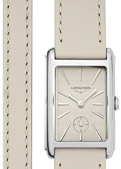 Longines Damklocka L5.512.4.79.2 Dolcevita Beige/Läder - Longines