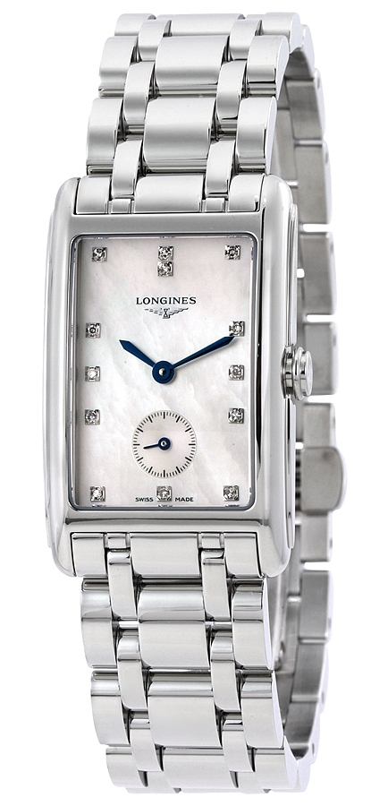 Longines Damklocka L5.512.4.87.6 DolceVita Vit/Stål - Longines