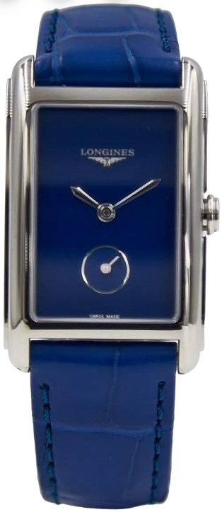 Longines Damklocka L5.512.4.90.2 Dolcevita Blå/Läder - Longines