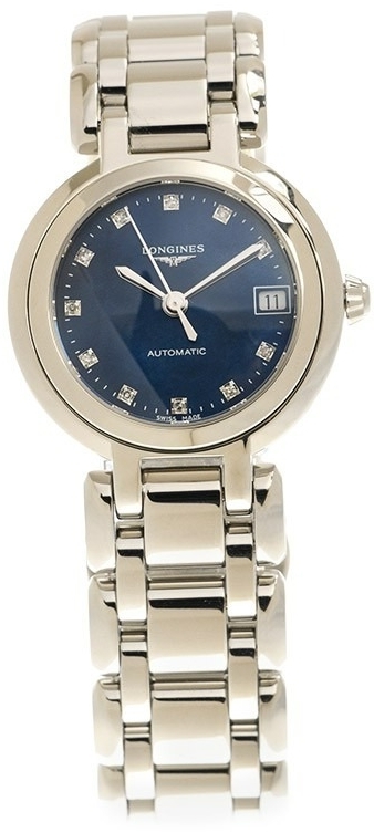 Longines Damklocka L8.111.4.98.6 Primaluna Blå/Stål Ø26.5 mm - Longines