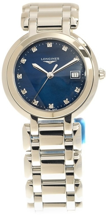 Longines Damklocka L8.112.4.98.6 Primaluna Blå/Stål Ø30 mm - Longines