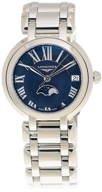 Longines Damklocka L8.115.4.91.6 Primaluna Blå/Stål Ø30.5 mm - Longines