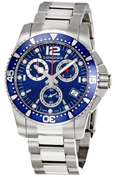 Longines Herrklocka L3.643.4.96.6 Hydroconquest Bl&aring;/St&aring;l &Oslash;41 mm