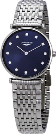 Longines Damklocka L4.512.4.97.6 La Grande Classique De Blå/Stål - Longines