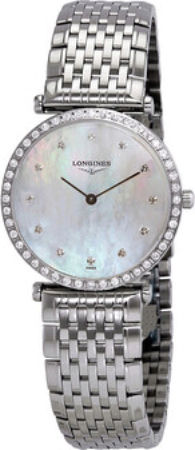 Longines Damklocka L4.523.0.87.6 La Grande Classique De Vit/Stål - Longines