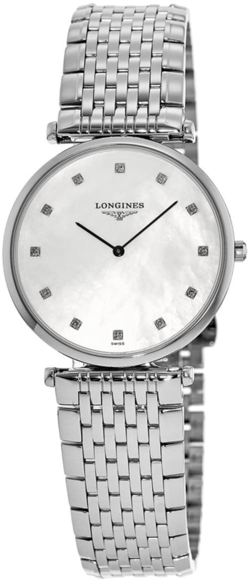 Longines Damklocka L4.709.4.88.6 La Grande Classique De Vit/Stål - Longines