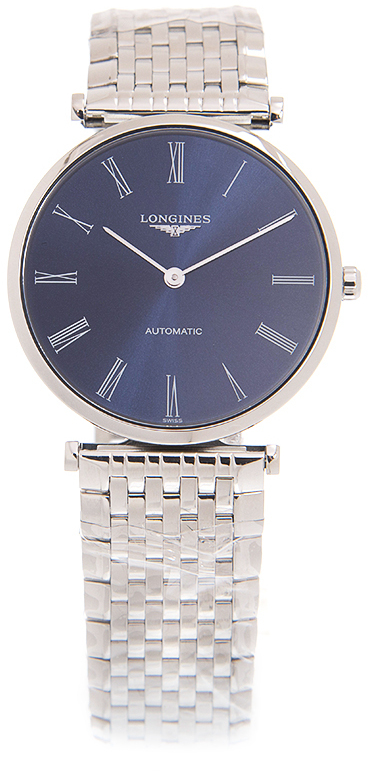 Longines L4.908.4.94.6 La Grande Classique De Blå/Stål Ø36 mm - Longines