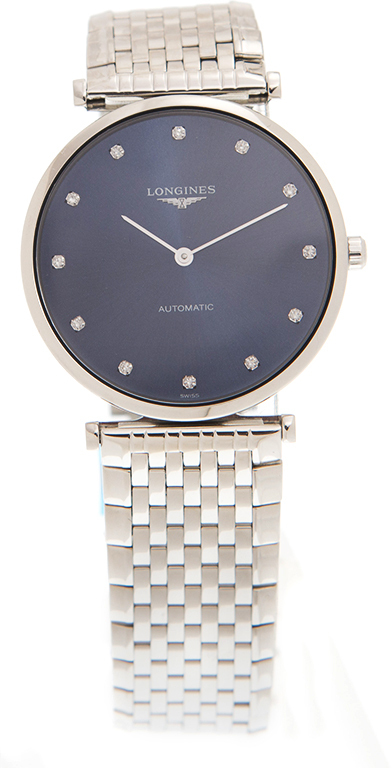 Longines L4.908.4.97.6 La Grande Classique De Blå/Stål Ø36 mm - Longines