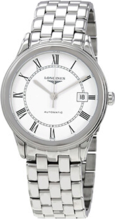 Longines Herrklocka L4.974.4.21.6 Flagship Vit/Stål Ø38.5 mm - Longines