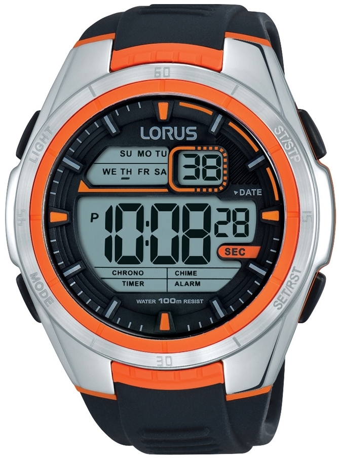 Lorus Herrklocka R2311LX9 Classic Grå/Gummi Ø47 mm - Lorus