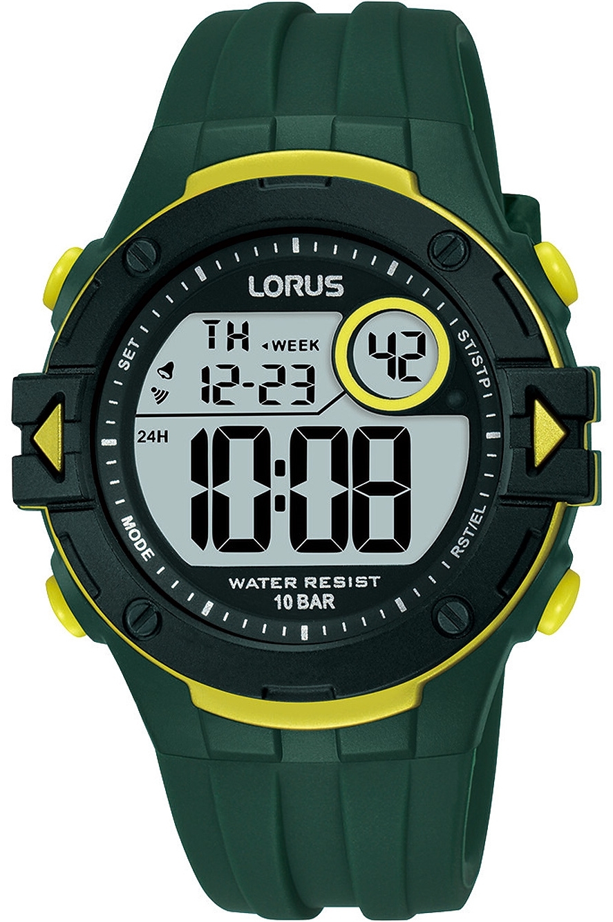 Lorus Herrklocka R2327PX9 Digital Grå/Gummi Ø40 mm - Lorus