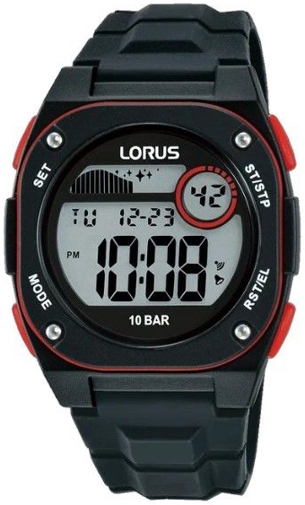 Lorus Herrklocka R2327QX9 Sports LCD/Gummi