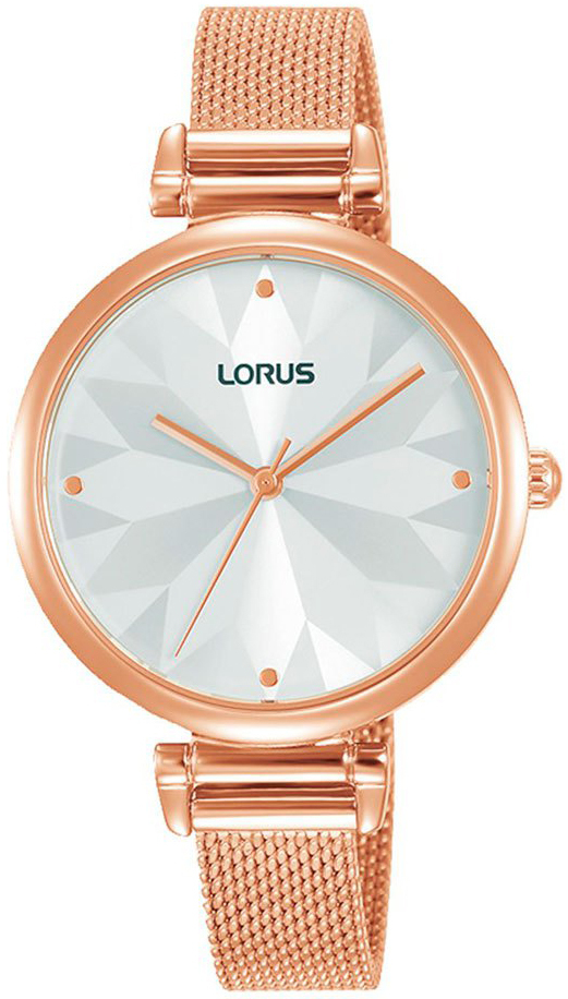 Lorus Damklocka RG204TX5 Fashion Silverfärgad/Roséguldstonat stål - Lorus