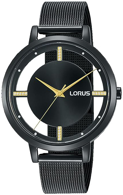 Lorus Damklocka RG205QX9 Fashion Svart/Stål Ø36 mm - Lorus