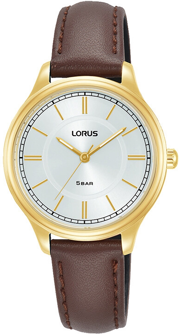 Lorus Damklocka RG212VX9 Ladies Silverf&auml;rgad/L&auml;der &Oslash;32 mm