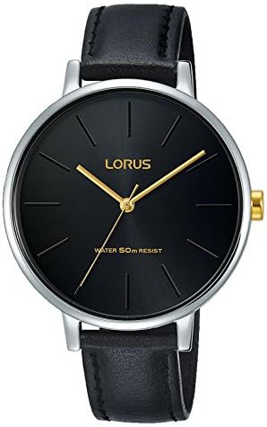 Lorus Damklocka RG215NX9 Classic Svart/Läder Ø36 mm - Lorus