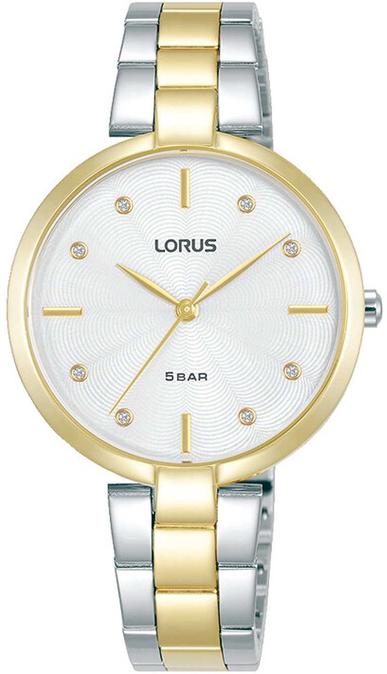 Lorus Damklocka RG234VX9 Ladies Silverfärgad/Guldtonat stål Ø32 mm - Lorus