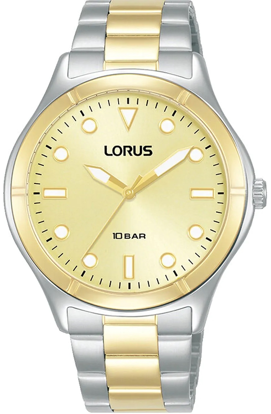Lorus Damklocka RG244VX9 Sport Guldtonad/Guldtonat stål Ø36 mm - Lorus