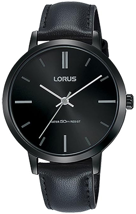 Lorus Damklocka RG265NX9 Classic Svart/Läder Ø36 mm - Lorus