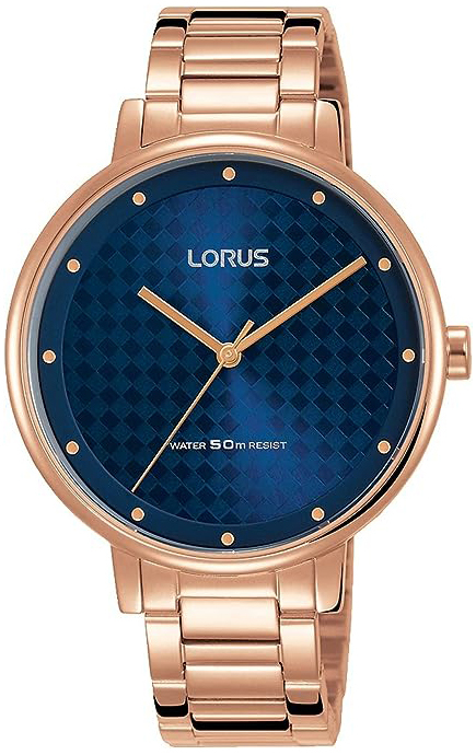 Lorus Damklocka RG266PX9 Classic Blå/Roséguldstonat stål Ø36 mm - Lorus