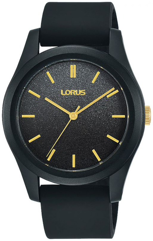 Lorus Damklocka RG267TX9 Svart/Gummi Ø36 mm - Lorus