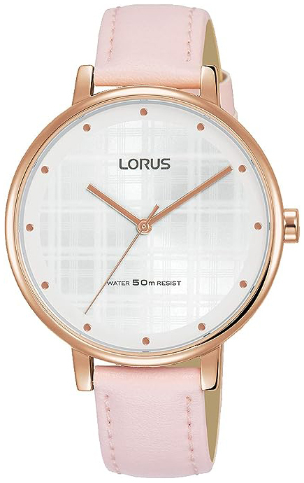 Lorus Damklocka RG270PX9 Classic Vit/Läder Ø36 mm - Lorus