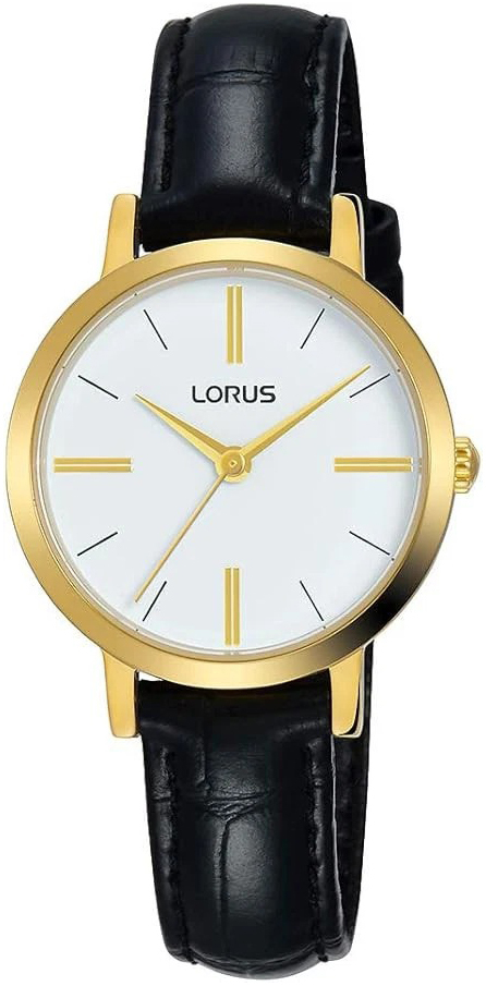 Lorus Damklocka RG288QX9 Classic Vit/Läder Ø28 mm - Lorus