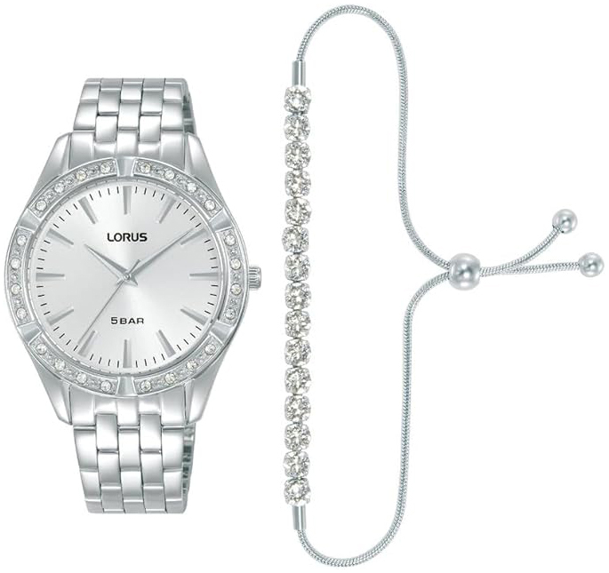 Lorus Damklocka RG289XX9 Classic Silverfärgad/Stål Ø34 mm