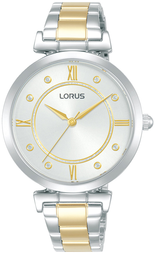 Lorus Damklocka RG295VX9 Classic Silverfärgad/Gulguldtonat stål - Lorus