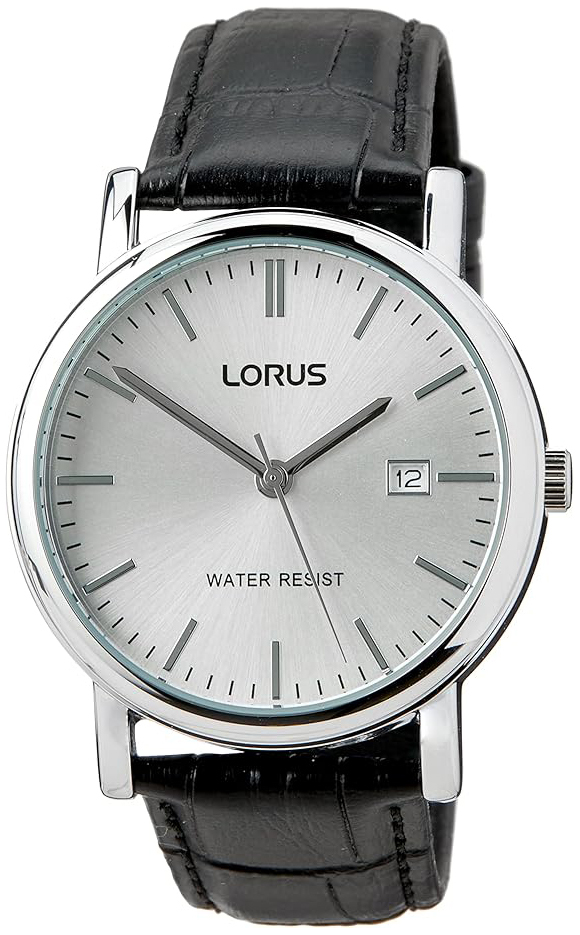 Lorus Damklocka RG839CX5 Classic Silverfärgad/Läder Ø37 mm - Lorus